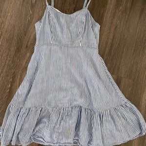 Blue/White striped dress